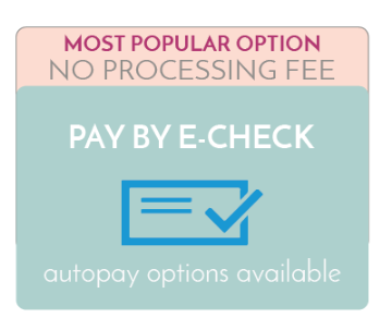 Pay by E-check